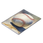 Baseball Inspirierend Notizblock (Linke Seite)