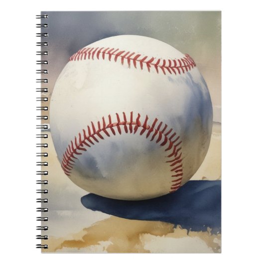 Baseball Inspirierend Notizblock (Vorderseite)