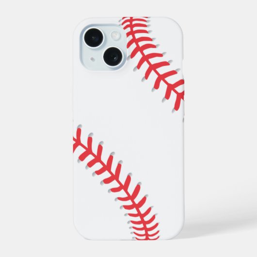 Baseball - iPhone 15 Hülle (Rückseite)