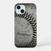Baseball iPhone 15 Hülle (Rückseite)