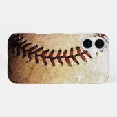 Baseball iPhone 16 Hülle (Rückseite (Horizontal))