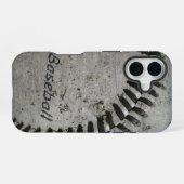 Baseball iPhone 16 Hülle (Rückseite (Horizontal))