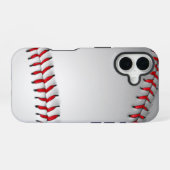 Baseball iPhone 16 Hülle (Rückseite (Horizontal))