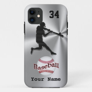 Baseball iPhone 5S Hüllen mit IHREM NAMEN und ZAH