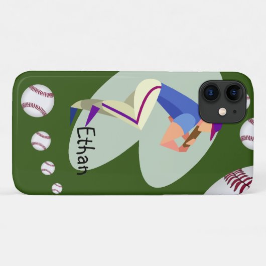Baseball Iphone Case (Rückseite (Horizontal))
