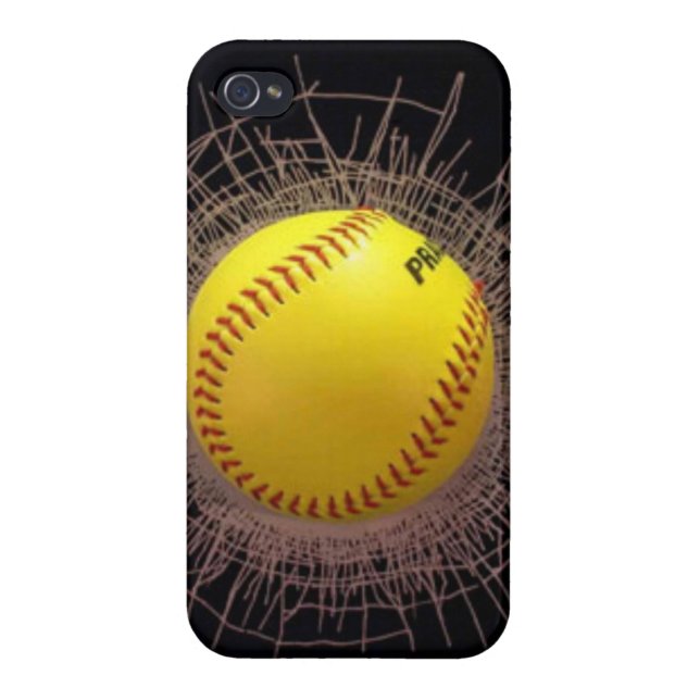Baseball iphone Fall der Trümmer-3D Hülle (Hinten)