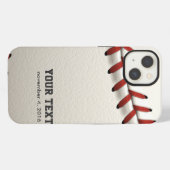 Baseball iPhone Hülle (Rückseite (Horizontal))