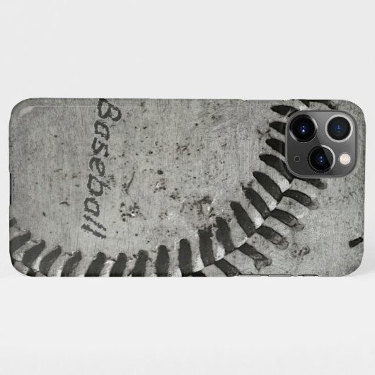 Baseball iPhone Hülle (Rückseite (Horizontal))