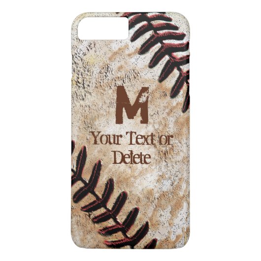Baseball iPhone Hüllen personalisiertes iPhone 7 (Rückseite)
