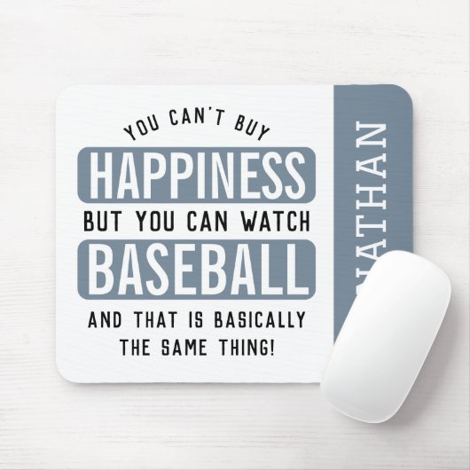 Baseball ist Glück Funny Baseball Custom Mousepad (Mit Mouse)