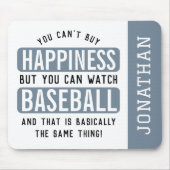 Baseball ist Glück Funny Baseball Custom Mousepad (Vorne)