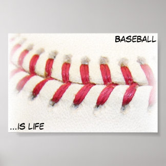 Baseball ist Leben Poster