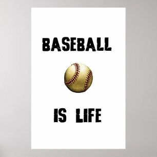 Baseball ist Leben Poster