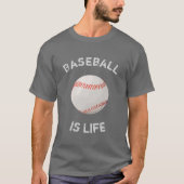 Baseball ist Life Baseball - Sportliche T-Shirts (Vorderseite)