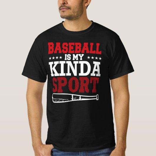 Baseball ist mein Kinda Sport Men's T - Shirt (Vorderseite)