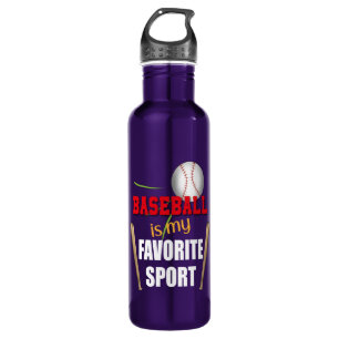 Baseball ist mein Lieblingssport, der moderne Base Edelstahlflasche