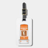 Baseball ist mein Medikament Gepäckanhänger (Vorderseite vertikal)