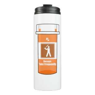 Baseball ist mein Medikament Thermosbecher