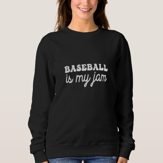 Baseball ist mein Stau Sweatshirt (Vorderseite)