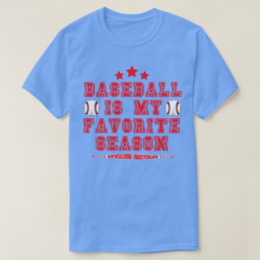 Baseball ist meine Lieblingssaison 12 T-Shirt (Design vorne)