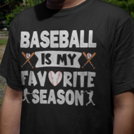 Baseball ist meine Lieblingssaison, das lustige Ba T-Shirt