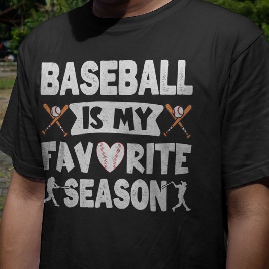 Baseball ist meine Lieblingssaison, das lustige Ba T-Shirt