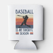 Baseball ist meine Lieblingssaison Dosenkühler (Rückseite)
