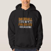 Baseball ist meine Lieblingssaison Hoodie (Vorderseite)