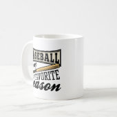 Baseball ist meine Lieblingssaison Kaffeetasse (Vorderseite Links)