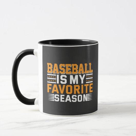 Baseball ist meine Lieblingssaison Tasse (Links)