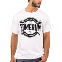 Baseball ist meine Therapie homerun lustige Baseba