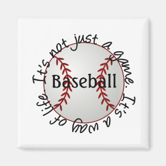 Baseball ist nicht nur ein Spiel Magnet