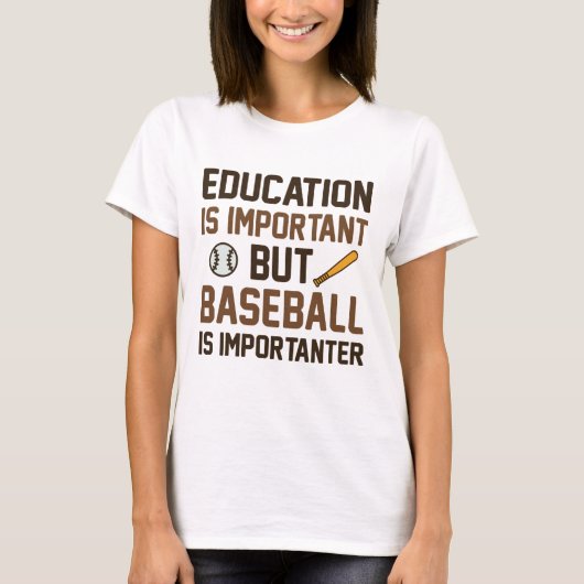 Baseball ist wichtig T-Shirt (Vorderseite)