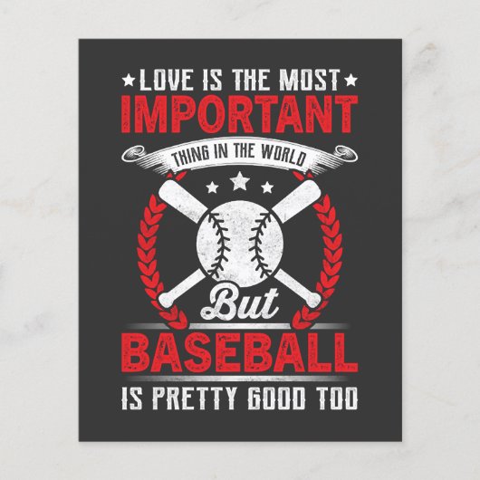Baseball ist ziemlich gut flyer (Vorne)