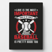 Baseball ist ziemlich gut fotoplatte (Vorderseite)