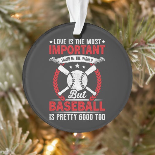 Baseball ist ziemlich gut ornament (Baum)