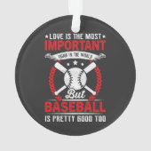 Baseball ist ziemlich gut ornament (Rückseite)