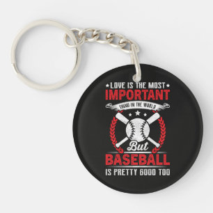 Baseball ist ziemlich gut schlüsselanhänger