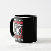 Baseball ist ziemlich gut tasse (Vorderseite Links)