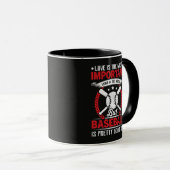 Baseball ist ziemlich gut tasse (VorderseiteRechts)