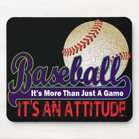 BASEBALL - ITIS MEHR ALS GERADE EIN SPIEL MOUSEPAD (Vorne)