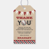 Baseball, jedes Alter Geburtstag Geschenkanhänger (Vorderseite)