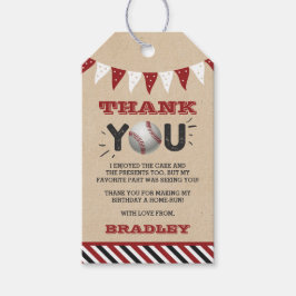 Baseball, jedes Alter Geburtstag Geschenkanhänger