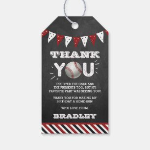 Baseball, jedes Alter Geburtstag Geschenkanhänger