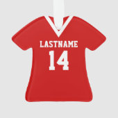 Baseball Jersey mit Farbänderung Ornament (Rückseite)