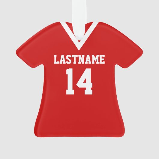 Baseball Jersey mit Farbänderung Ornament (Rückseite)