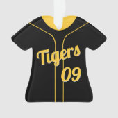 Baseball Jersey mit Foto-Ornament Ornament (Vorderseite)