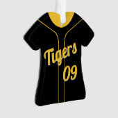 Baseball Jersey mit Foto-Ornament Ornament (Vorderseite)