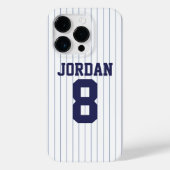 Baseball Jersey mit Individuelle Name und Nummer Case-Mate iPhone Hülle (Rückseite)