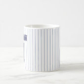 Baseball Jersey mit Individuelle Name und Nummer Kaffeetasse (Mittel)